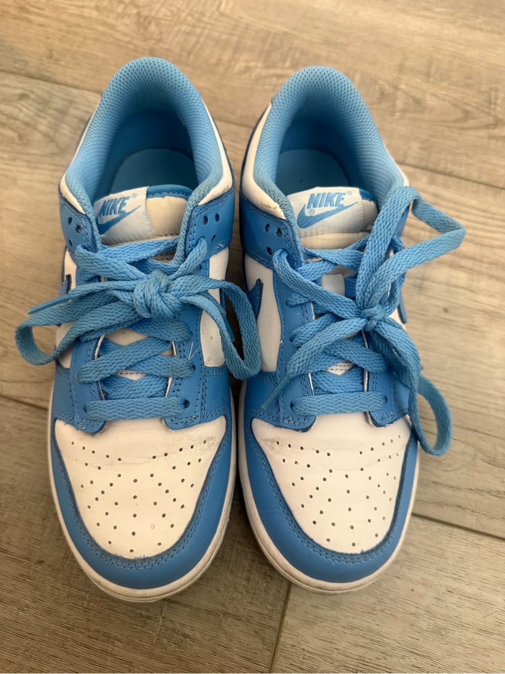 Nike Dunk university blue size 5.5y and 7 w